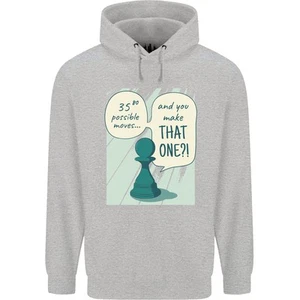 Chess Moves Funny Childrens Kids Hoodie - Picture 1 of 39