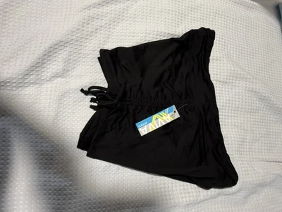 🎄 Pantalones Cortos AVIVA Entrenamiento Fitness Negros Con Corbatas Laterales Nuevos Extra Grandes XL Foto 1 de 4