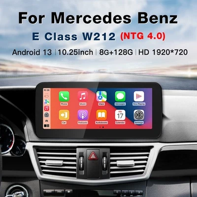 10.25" Android Screen Upgrade CarPlay for Mercedes Benz E class W212 S212 NTG4.0 - Image 1 of 4