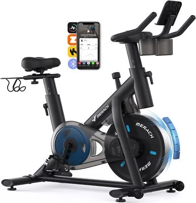MERACH S26 Magnetoresistive Quiet Heimtrainer mit LCD Bildschirm Hometrainer App