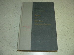 Vintage "Design of Real-Time Computer Systems" HC Book by James Martin 1967