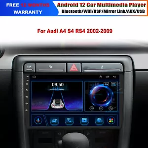 für AUDI A4 S4 RS4 B6 B7 Bluetooth Android Sat Nav GPS Autoradio DAB Wifi DSP 9" - Bild 1 von 21
