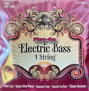 E-Bass Lichtstärke 4 Saiten Set. Juego De 4 Cuerdas Bajo Eléctrico .040. - Bild 1 von 2