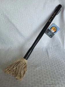 Steve Raichlen BBQ Sauce Mop Head 100% Cotton Removeable Washable w Wood Handle - Picture 1 of 11