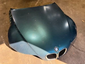 1996-2002 BMW E36 Z3 FRONT ENGINE HOOD BONNET PANEL COVER BOSTON GREEN *Dented - Picture 1 of 11