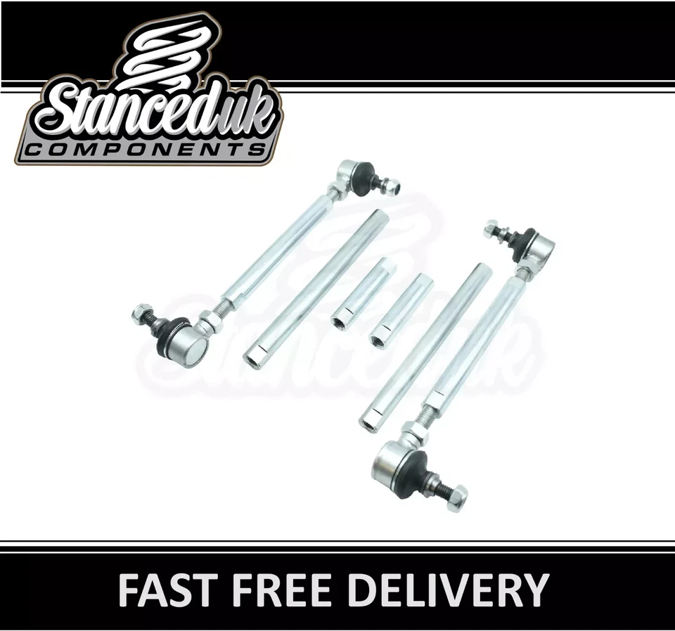 STANCED ADJUSTABLE DROP LINKS ANTI ROLL BAR LINKS BMW 3 SERIES E90 E91 E92 E93 - Image 1 of 1