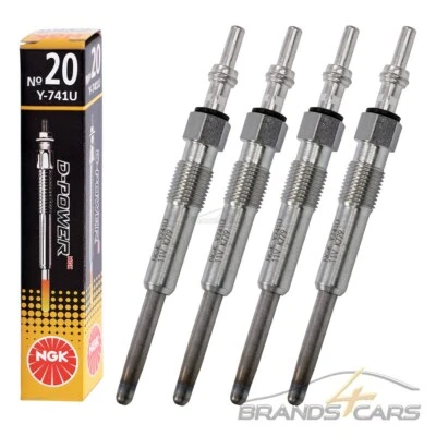 4x NGK GLÜHKERZE FÜR AUDI A3 SEAT SKODA VW GOLF 4 T5 PASSAT POLO SHARAN 1.9 TDI - Bild 1 von 4
