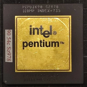 Intel Pentium 66 PCPU3V90, Retail Version seltene Vintage CPU - Bild 1 von 2