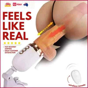 Sex Fucking Machine Realistic Thrusting Dildo Penis Dong Vibrator Adult Sex Toy - Picture 1 of 9