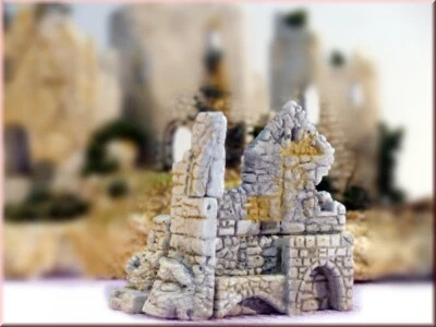 KLOSTERRUINE NEBELFELS BISCHOFSGRUFT Spur H0/TT/N Burg men100974 - Bild 1 von 4