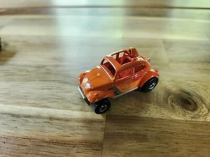 1983 Hot Wheels VW Volkswagen Beetle Baja Blazin' Bug /Orange  1/64 Malaysia - Picture 1 of 6