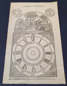 Holzstich - Hinzelin Nancy - Zifferblatt - Bild 1 von 3