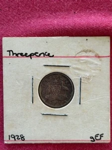 1928 Australian Threepence Coin - will post free - Picture 1 of 3
