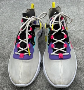 Nike React Element 55 Hombre Talla 10 Hyper Rosa Blanco Negro Amarillo 7011 - Imagen 1 de 9