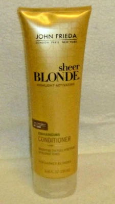 JOHN FRIEDA SHEER BLONDE CONDITIONER HIGHLIGHT ACTIVATING DARKER BLONDES 8.45oz - Image 1 of 3