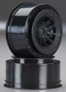 Jconcepts 3344B Hazard 3mm Wider 12mm Hex Whl SC10/4x4 Blk (2) - Picture 1 of 1