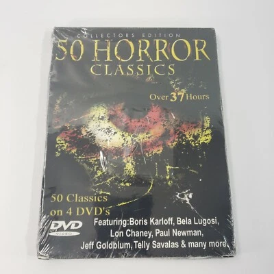 Collector's Edition 50 Horror Classics Boris Karloff Bela Lugosi NEW 5-Discs OOP - Image 1 of 4
