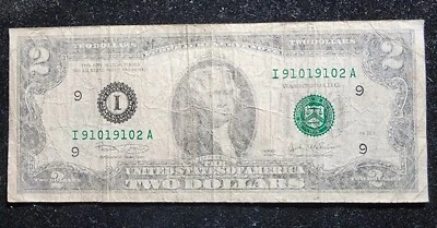 $1 Note W/Under Inking Error 1st Stage Print Yes it is a dog but a good 1. SC186 - Image 1 of 4