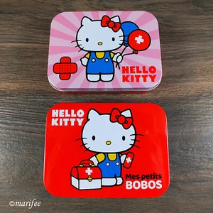 Pflaster-Box Hello Kitty, 24-teilig in hochwertiger Metalldose, verschiedene Mot - Bild 1 von 21