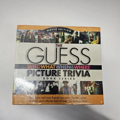 The Guess Who What When & Where Picture Trivia Movie Edition New Sealed L1b - Image 1 of 4