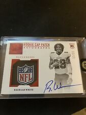 2022 PANINI ENCASED RACHAAD WHITE Shield Cap Patch On Card Auto Rookie Rc /15