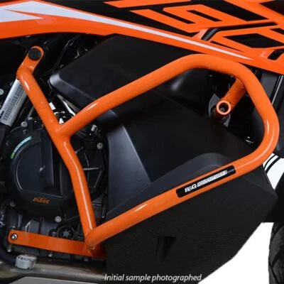 R&G Adventure Bars Engine Crash Guards Orange KTM 890 Adventure 2020 - 2022 - Image 1 of 3