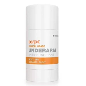 CARPE Clinical Strength Deodorant + Antiperspirant - Mandarin Scent Solid Stick - Picture 1 of 4