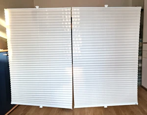 2 x Luxaflex Plissee, je 85 x 134 cm (BxL), ohne bohren, Top Zustand - Bild 1 von 5