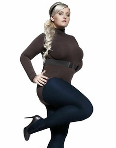 plus size navy tights