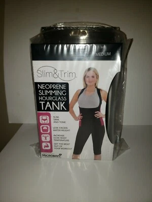 Camiseta sin mangas adelgazante reloj de arena de neopreno sellada talla mediana nueva con etiquetas en caja Foto 1 de 4