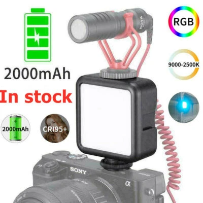 VL49 RGB Video Lights, 360° Full Color Portable Photography LED Camera Light  - Image 1 of 4