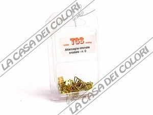 ATTACCAGLIE OTTONATE SNODATE - MISURA 0 - 1 CONFEZIONE - Picture 1 of 1