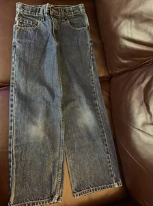 Levi Strauss Signature Youth Blue Regular/ Adjust Loose Fit Jeans Size 10 - Picture 1 of 2