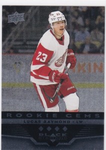 2021-22 Upper Deck Black Diamond Lucas Raymond Rookie Gems QUAD DIAMOND #BD-46