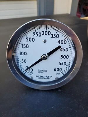 Ashcroft Gauge 451009A 4.5" For Fire Trucks and Other Safety Equipment - Image 1 of 4