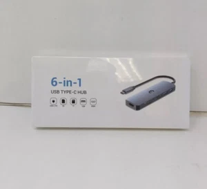 Oditton Usb C Hub, 6 In 1 Usb C To Usb Adapter, Elevate Your Connectivity, 6 In - Picture 1 of 3