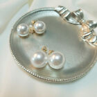 Pearls Stud Earrings Ear Studs 8/10/12/14/16mm Elegant Sweet Korean Style 1Pair