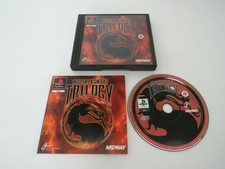 MORTAL KOMBAT TRILOGY. PS1 Game. RARE BLACK LABEL. 