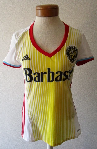 NWT Adidas Columbus Crew SC Womens 2016/17 Away Replica Jersey M White MSRP$75 Cover
