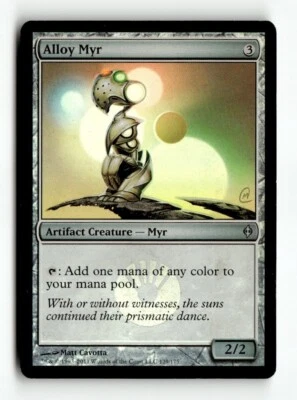 MTG | Alloy Myr | New Phyrexia | Foil | Moderately Played | English - Image 1 of 3