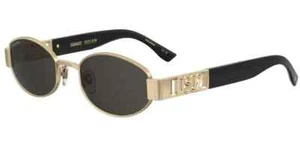 Dsquared2 D2 0155/S 000 Metal Oval Sunglasses Men Women - Picture 1 of 3
