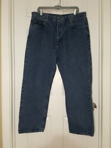 Men’s Wrangler•Preminum•Quality•Jeans Relaxed Fit•Medium Wash•38 x30"• - Picture 1 of 4