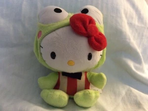 Hello Kitty 6”x 5”Plush w/ Kerrapi Costume Sanrio 2010 - Picture 1 of 4