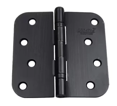 GlideRite 4" Door Hinges 2‑Pack Oil Rubbed Bronze Ball Bearing 5/8" Radius - Image 1 of 3