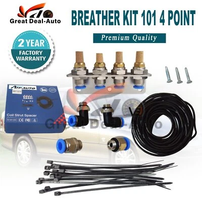 Diff Breather Kit 101B 4 point black hose fit Triton fit Nissan X-Trail - image 1 of 4