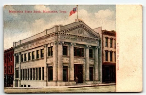 AK Muscatine State Bank Iowa IA UND PM 1956 - Bild 1 von 2