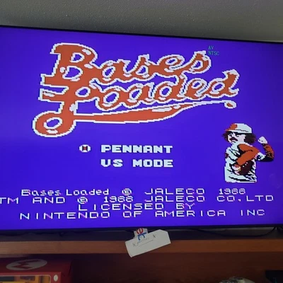 Bases Loaded Nintendo Entertainment System NES Game Cartridge Authentic - Image 1 of 4