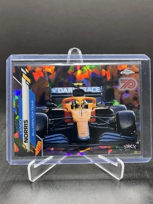 2020 Topps Chrome Sapphire F1 Lando Norris RC Rookie 70th Anniversary 23/70 #27 - Image 1 of 4