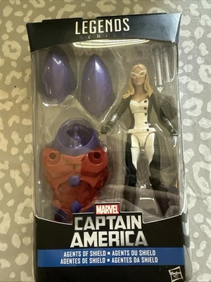 Figura de acción Marvel 6 pulgadas Legends Agents of Shield Mockingbird BAF calavera roja Foto 1 de 4