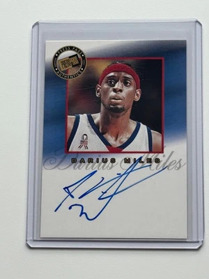 2002 Press Pass Authentic Pro Signatures Darius Miles Auto - Image 1 of 4